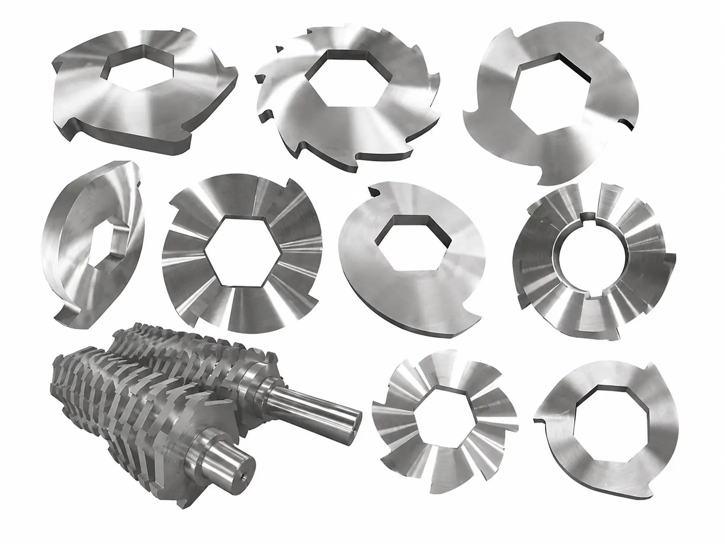 What Are Industrial Two Shafts Shredder Blades?